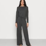 Z62T1071 Women Anna Field Pyjama Set Dark Grey