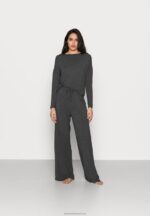 Z62T1071 Women Anna Field Pyjama Set Dark Grey