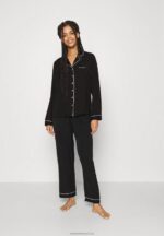 Z62T1072 Women Anna Field Pyjama Set Black - Image 2