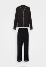 Z62T1072 Women Anna Field Pyjama Set Black - Image 7