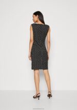 Z62T108 Women Anna Field Jersey Dress Black/White - Image 3
