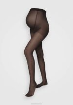 Z62T1095 Women Anna Field 20 Den 2 Pack Tights Black - Image 2