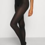 Z62T1103 Women Anna Field 2Pp 80 Den Tights Black