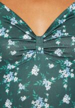 Z62T110 Women Anna Field Jersey Dress Green/Multi Coloured - Image 6