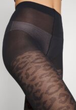 Z62T1113 Women Anna Field 2 Pack Tights Black - Image 3