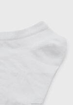Z62T1117 Women Anna Field 8 Pack Socks White - Image 2