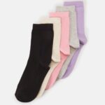 Z62T1125 Women Anna Field 5 Pack Socks Multi-Coloured