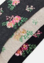 Z62T1129 Women Anna Field Socks Black/Beige - Image 2