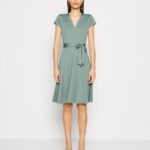 Z62T112 Women Anna Field Jersey Dress Green