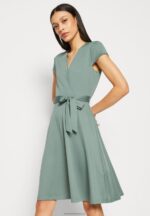 Z62T112 Women Anna Field Jersey Dress Green - Image 4