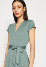 Z62T112 Women Anna Field Jersey Dress Green - Image 6