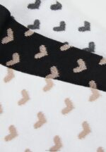 Z62T1134 Women Anna Field 8 Pack Socks White/Grey - Image 2