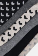 Z62T1138 Women Anna Field 8 Pack Socks Black/Grey - Image 2