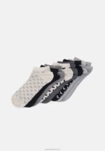 Z62T1138 Women Anna Field 8 Pack Socks Black/Grey