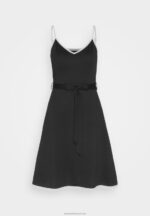 Z62T115 Women Anna Field Jersey Dress Black/White - Image 5