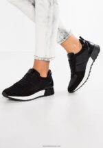 Z62T1165 Women Anna Field Trainers Black - Image 4