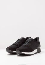 Z62T1165 Women Anna Field Trainers Black - Image 6
