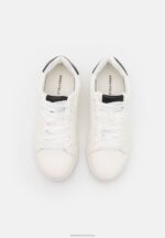 Z62T1172 Women Anna Field Trainers White/Black - Image 6