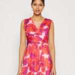 Z62T117 Women Anna Field Jersey Dress Red/Pink