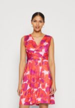 Z62T117 Women Anna Field Jersey Dress Red/Pink