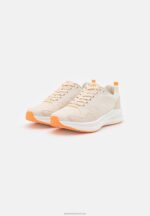 Z62T1184 Women Anna Field Trainers Beige/Orange - Image 3