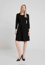 Z62T120 Women Anna Field Jersey Dress Black - Image 2