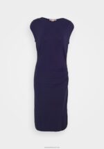 Z62T122 Women Anna Field Shift Dress Evening Blue - Image 6