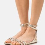 Z62T1247 Women Anna Field Sandals Gold