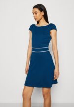 Z62T124 Women Anna Field Jersey Dress Blue/White - Image 4