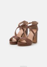 Z62T1253 Women Anna Field Sandals Cognac - Image 3