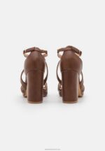 Z62T1253 Women Anna Field Sandals Cognac - Image 4