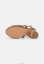 Z62T1253 Women Anna Field Sandals Cognac - Image 5