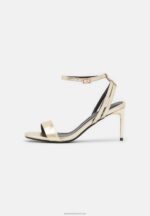Z62T1258 Women Anna Field High Heeled Sandals Gold - Image 2