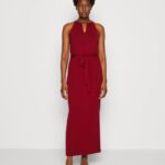 Z62T125 Women Anna Field Maxi Dress Dark Red