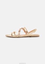 Z62T1260 Women Anna Field Sandals Gold - Image 2
