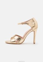 Z62T1264 Women Anna Field High Heeled Sandals Gold - Image 2