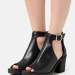 Z62T1272 Women Anna Field High Heeled Sandals Black