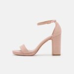 Z62T1275 Women Anna Field High Heeled Sandals Light Pink