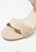 Z62T1276 Women Anna Field Leather Sandals Light Pink - Image 3