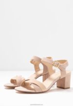 Z62T1276 Women Anna Field Leather Sandals Light Pink - Image 5