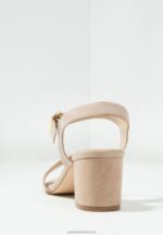 Z62T1276 Women Anna Field Leather Sandals Light Pink - Image 6