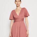 Z62T127 Women Anna Field Jersey Dress Pink
