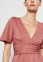 Z62T127 Women Anna Field Jersey Dress Pink - Image 6