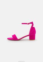 Z62T1283 Women Anna Field Leather Sandals Pink - Image 2