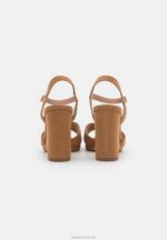 Z62T1286 Women Anna Field Sandals Cognac - Image 4