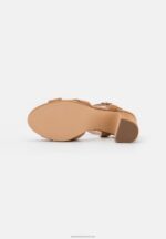 Z62T1286 Women Anna Field Sandals Cognac - Image 5