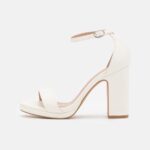 Z62T1288 Women Anna Field High Heeled Sandals White