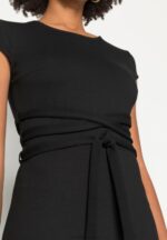 Z62T131 Women Anna Field Jersey Dress Black - Image 5