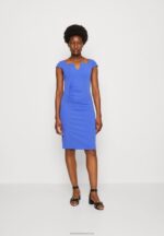 Z62T132 Women Anna Field Jersey Dress Blue