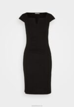 Z62T133 Women Anna Field Jersey Dress Black - Image 5